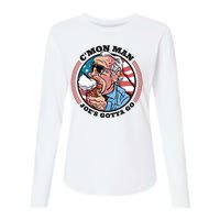 Joe Biden Gotta Go Ice Cream Womens Cotton Relaxed Long Sleeve T-Shirt