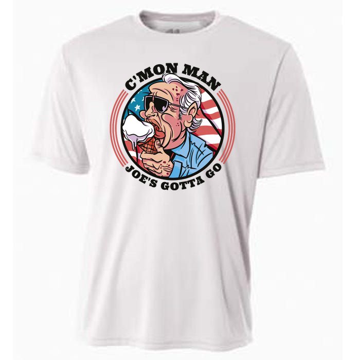 Joe Biden Gotta Go Ice Cream Cooling Performance Crew T-Shirt