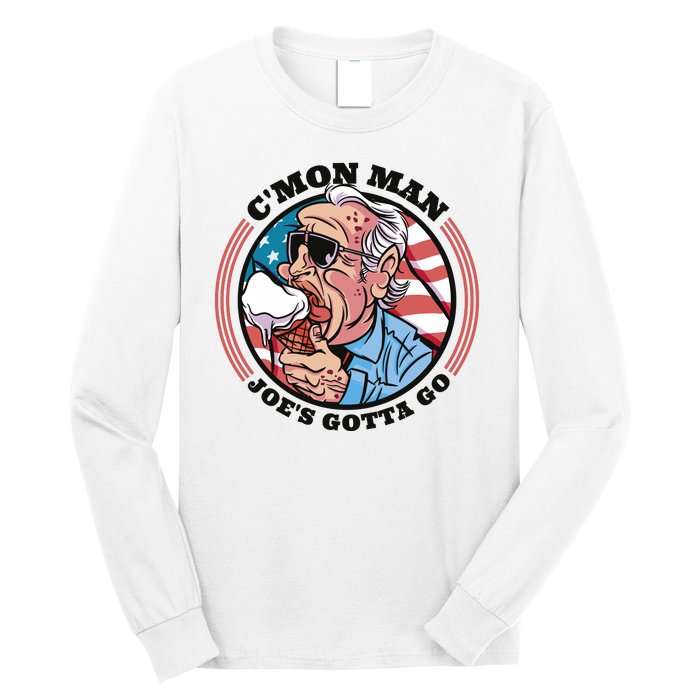 Joe Biden Gotta Go Ice Cream Long Sleeve Shirt