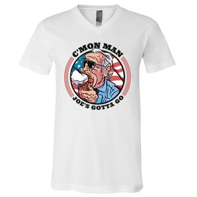 Joe Biden Gotta Go Ice Cream V-Neck T-Shirt