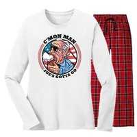 Joe Biden Gotta Go Ice Cream Women's Long Sleeve Flannel Pajama Set 