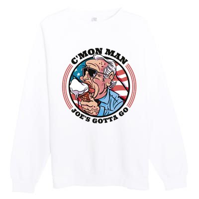 Joe Biden Gotta Go Ice Cream Premium Crewneck Sweatshirt