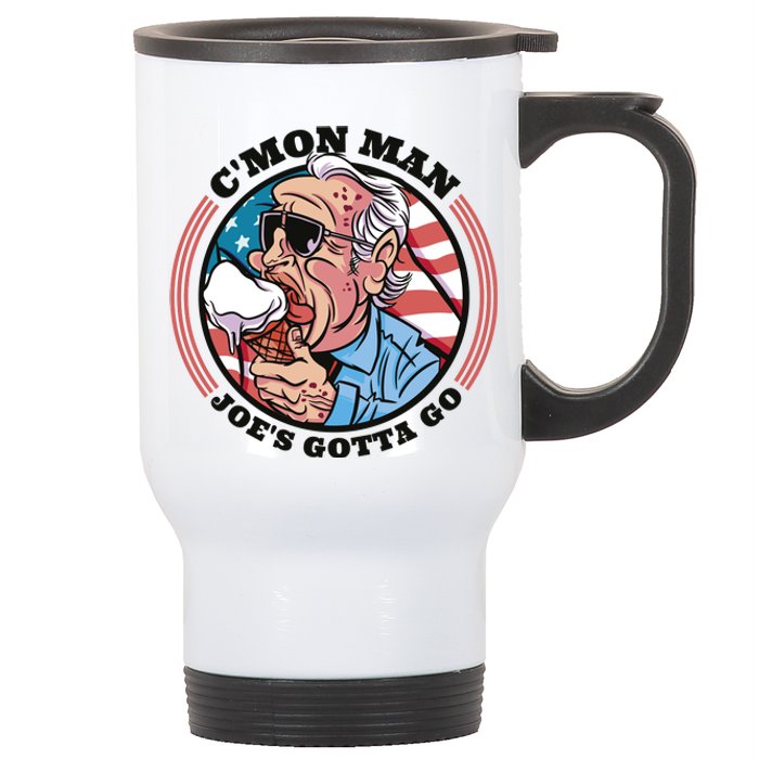 Joe Biden Gotta Go Ice Cream Stainless Steel Travel Mug