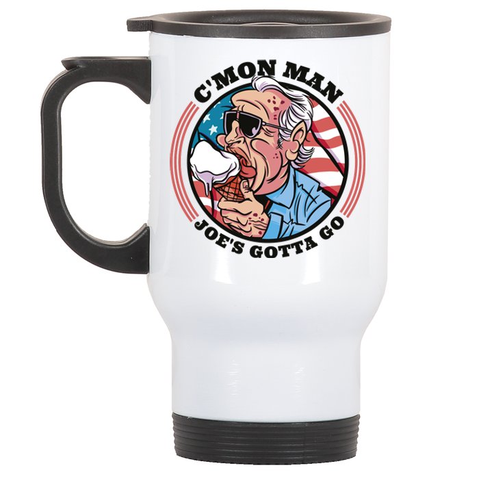 Joe Biden Gotta Go Ice Cream Stainless Steel Travel Mug