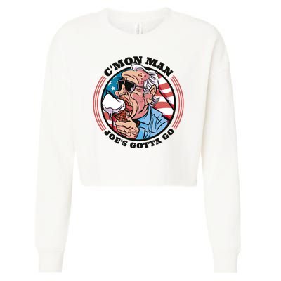 Joe Biden Gotta Go Ice Cream Cropped Pullover Crew