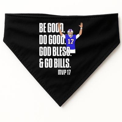 Josh Be Good Do Good God Bless Go B.I.L.L.S Mvp 17 Josh Mvp USA-Made Doggie Bandana
