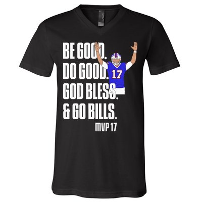 Josh Be Good Do Good God Bless Go B.I.L.L.S Mvp 17 Josh Mvp V-Neck T-Shirt