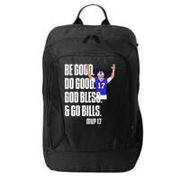 Josh Be Good Do Good God Bless Go B.I.L.L.S Mvp 17 Josh Mvp City Backpack