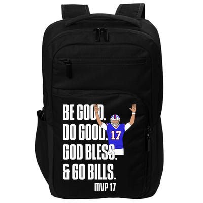 Josh Be Good Do Good God Bless Go B.I.L.L.S Mvp 17 Josh Mvp Impact Tech Backpack