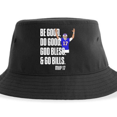 Josh Be Good Do Good God Bless Go B.I.L.L.S Mvp 17 Josh Mvp Sustainable Bucket Hat