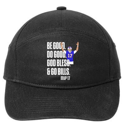 Josh Be Good Do Good God Bless Go B.I.L.L.S Mvp 17 Josh Mvp 7-Panel Snapback Hat
