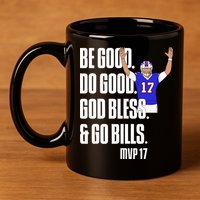 Josh Be Good Do Good God Bless Go B.I.L.L.S Mvp 17 Josh Mvp 11oz C Handle Ceramic Mug