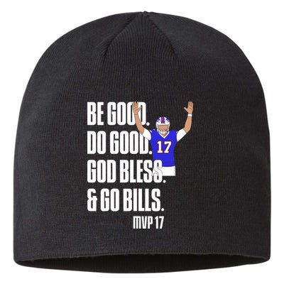 Josh Be Good Do Good God Bless Go B.I.L.L.S Mvp 17 Josh Mvp Sustainable Beanie