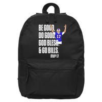Josh Be Good Do Good God Bless Go B.I.L.L.S Mvp 17 Josh Mvp 16 in Basic Backpack