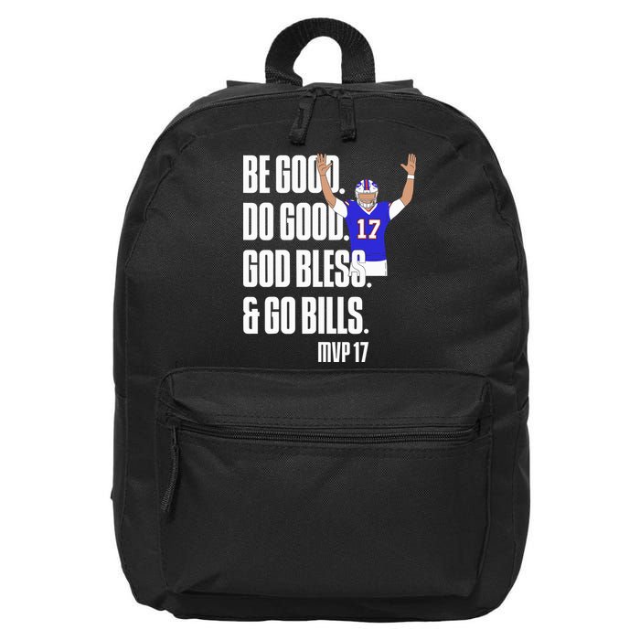 Josh Be Good Do Good God Bless Go B.I.L.L.S Mvp 17 Josh Mvp 16 in Basic Backpack