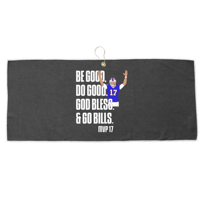 Josh Be Good Do Good God Bless Go B.I.L.L.S Mvp 17 Josh Mvp Large Microfiber Waffle Golf Towel