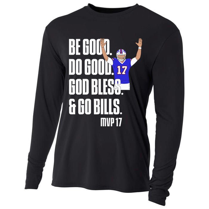 Josh Be Good Do Good God Bless Go B.I.L.L.S Mvp 17 Josh Mvp Cooling Performance Long Sleeve Crew