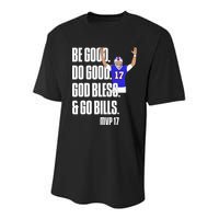 Josh Be Good Do Good God Bless Go B.I.L.L.S Mvp 17 Josh Mvp Youth Performance Sprint T-Shirt