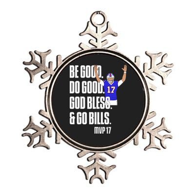 Josh Be Good Do Good God Bless Go B.I.L.L.S Mvp 17 Josh Mvp Metallic Star Ornament
