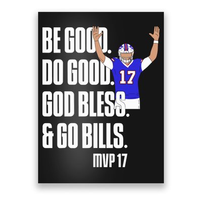 Josh Be Good Do Good God Bless Go B.I.L.L.S Mvp 17 Josh Mvp Poster