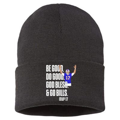 Josh Be Good Do Good God Bless Go B.I.L.L.S Mvp 17 Josh Mvp Sustainable Knit Beanie