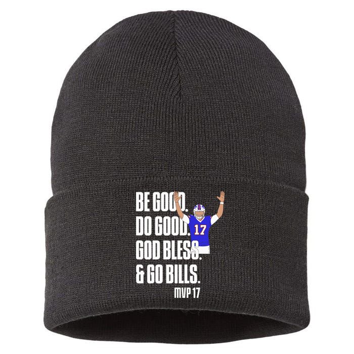 Josh Be Good Do Good God Bless Go B.I.L.L.S Mvp 17 Josh Mvp Sustainable Knit Beanie