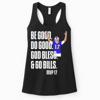 Josh Be Good Do Good God Bless Go B.I.L.L.S Mvp 17 Josh Mvp Womens Tank Top