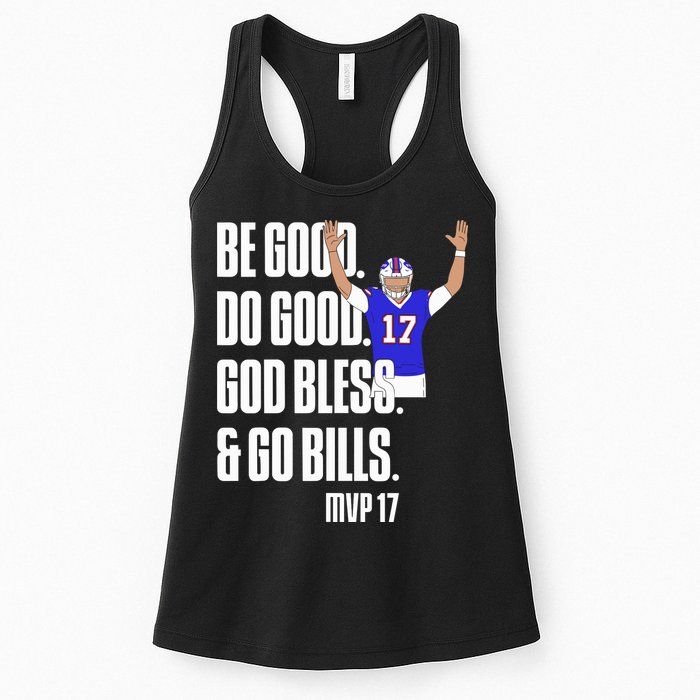 Josh Be Good Do Good God Bless Go B.I.L.L.S Mvp 17 Josh Mvp Womens Tank Top