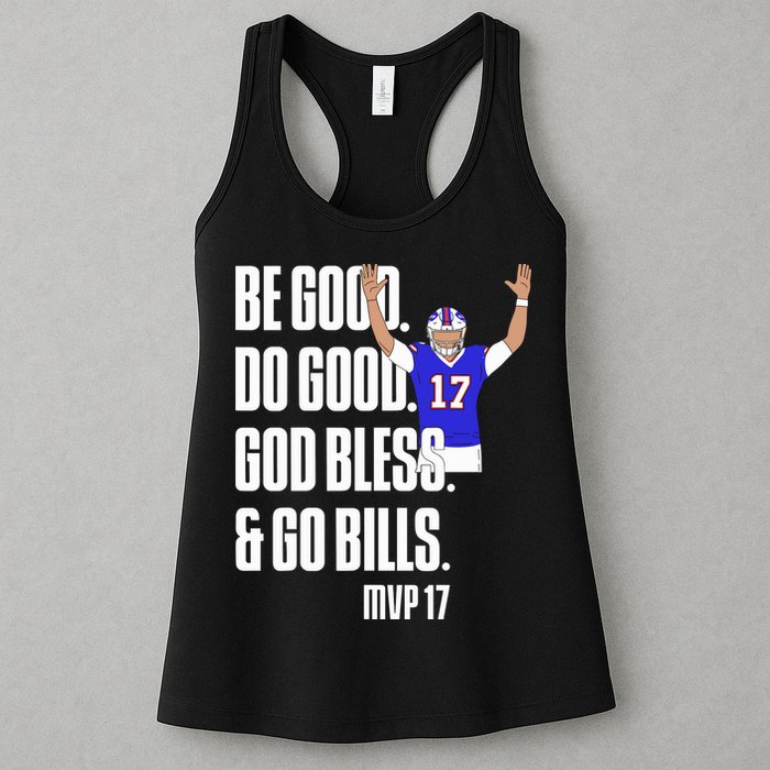 Josh Be Good Do Good God Bless Go B.I.L.L.S Mvp 17 Josh Mvp Womens Tank Top