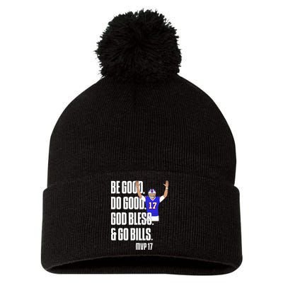 Josh Be Good Do Good God Bless Go B.I.L.L.S Mvp 17 Josh Mvp Pom Pom 12in Knit Beanie
