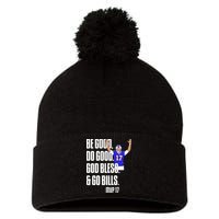 Josh Be Good Do Good God Bless Go B.I.L.L.S Mvp 17 Josh Mvp Pom Pom 12in Knit Beanie