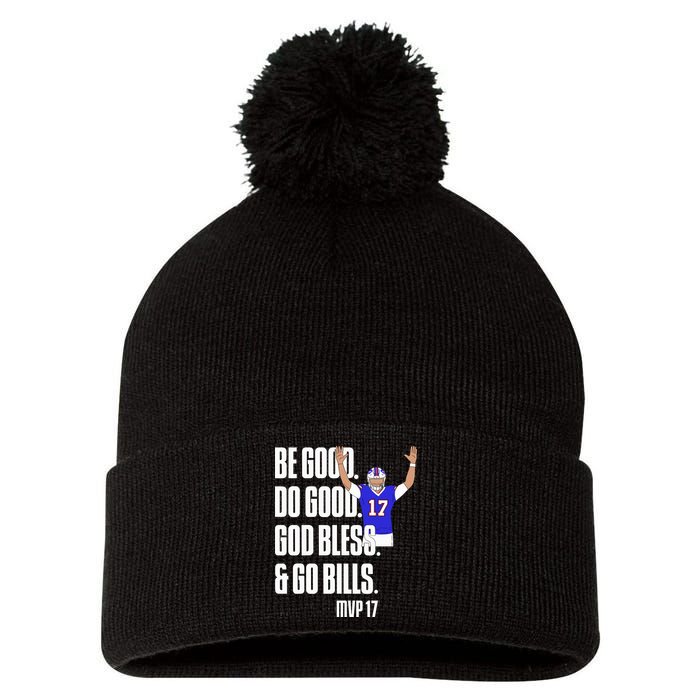 Josh Be Good Do Good God Bless Go B.I.L.L.S Mvp 17 Josh Mvp Pom Pom 12in Knit Beanie