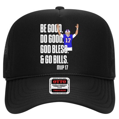 Josh Be Good Do Good God Bless Go B.I.L.L.S Mvp 17 Josh Mvp Trucker Hat