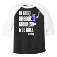 Josh Be Good Do Good God Bless Go B.I.L.L.S Mvp 17 Josh Mvp Toddler Fine Jersey T-Shirt