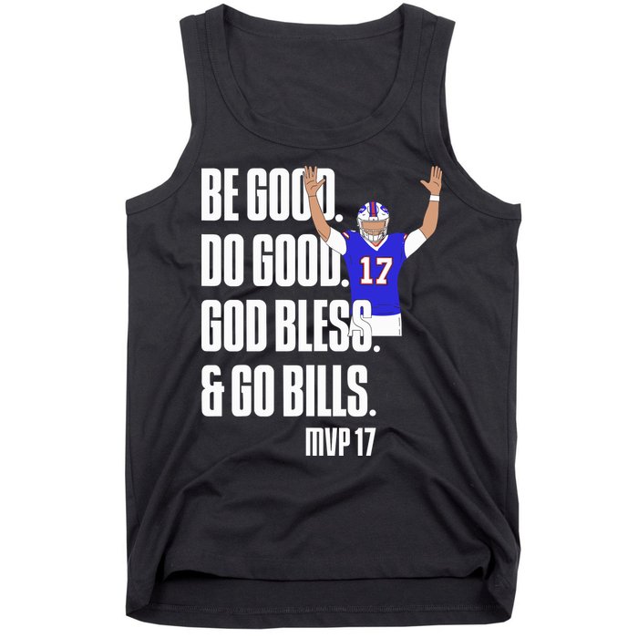 Josh Be Good Do Good God Bless Go B.I.L.L.S Mvp 17 Josh Mvp Tank Top