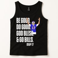Josh Be Good Do Good God Bless Go B.I.L.L.S Mvp 17 Josh Mvp Tank Top