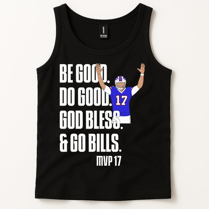 Josh Be Good Do Good God Bless Go B.I.L.L.S Mvp 17 Josh Mvp Tank Top