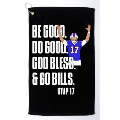 Josh Be Good Do Good God Bless Go B.I.L.L.S Mvp 17 Josh Mvp Golf Towel
