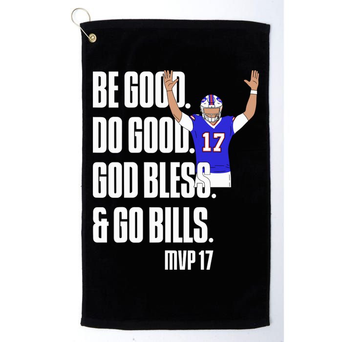 Josh Be Good Do Good God Bless Go B.I.L.L.S Mvp 17 Josh Mvp Golf Towel