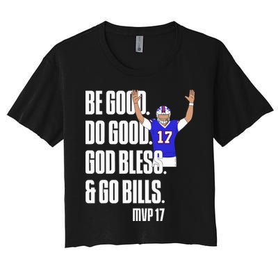 Josh Be Good Do Good God Bless Go B.I.L.L.S Mvp 17 Josh Mvp Crop Top