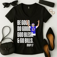 Josh Be Good Do Good God Bless Go B.I.L.L.S Mvp 17 Josh Mvp Women's V-Neck T-Shirt
