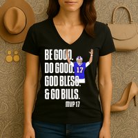 Josh Be Good Do Good God Bless Go B.I.L.L.S Mvp 17 Josh Mvp Women's V-Neck T-Shirt