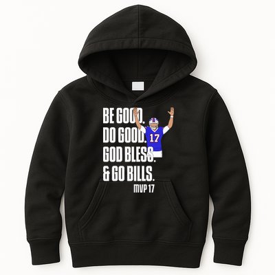 Josh Be Good Do Good God Bless Go B.I.L.L.S Mvp 17 Josh Mvp Kids Hoodie