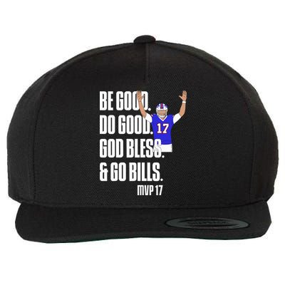 Josh Be Good Do Good God Bless Go B.I.L.L.S Mvp 17 Josh Mvp Wool Snapback Cap