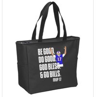 Josh Be Good Do Good God Bless Go B.I.L.L.S Mvp 17 Josh Mvp Zip Tote Bag