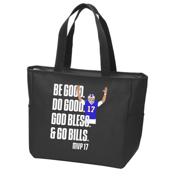 Josh Be Good Do Good God Bless Go B.I.L.L.S Mvp 17 Josh Mvp Zip Tote Bag