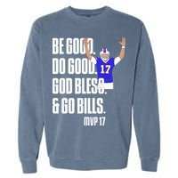 Josh Be Good Do Good God Bless Go B.I.L.L.S Mvp 17 Josh Mvp Garment-Dyed Sweatshirt