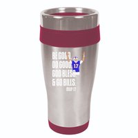 Josh Be Good Do Good God Bless Go B.I.L.L.S Mvp 17 Josh Mvp 16oz Travel Tumbler