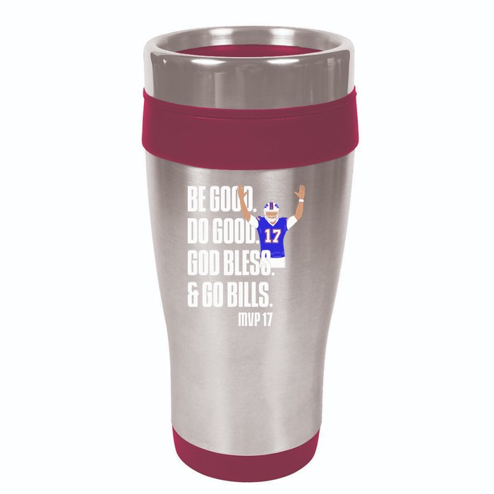 Josh Be Good Do Good God Bless Go B.I.L.L.S Mvp 17 Josh Mvp 16oz Travel Tumbler