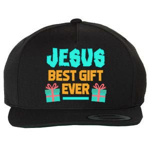 Jesus Best Gift Ever Christmas Wool Snapback Cap